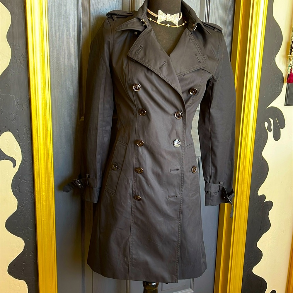 Banana Republic Black Trench Coat